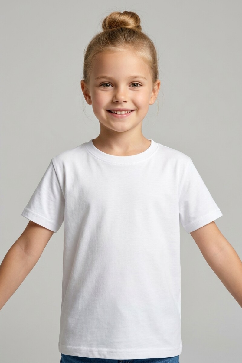 Remera cuello redondo ICONIC 150 - UNISEX BLANCO