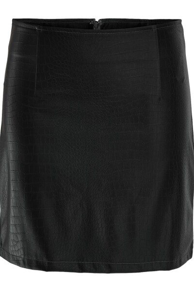 Falda Blanca Texturizada Black