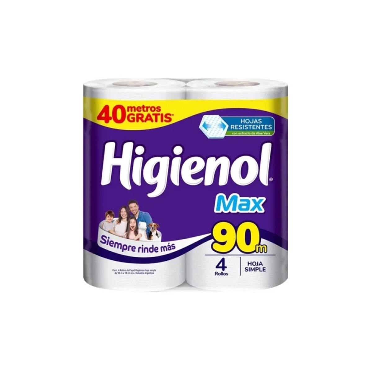 HIGIENOL MAX 90M X4 