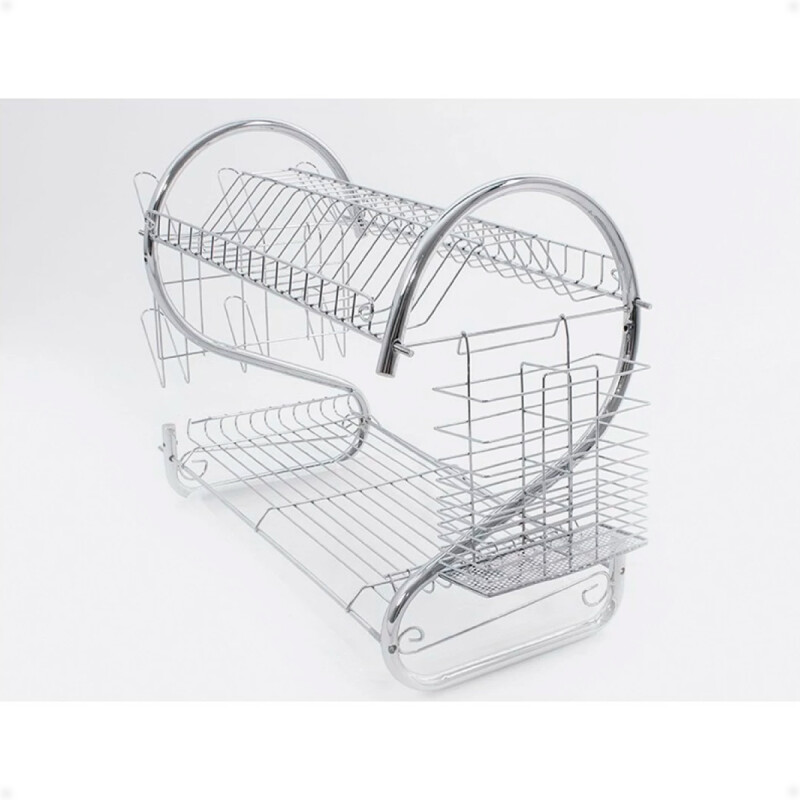 Escurridor de Platos Para Cocina de Dos Niveles Escurridor de Platos Para Cocina de Dos Niveles
