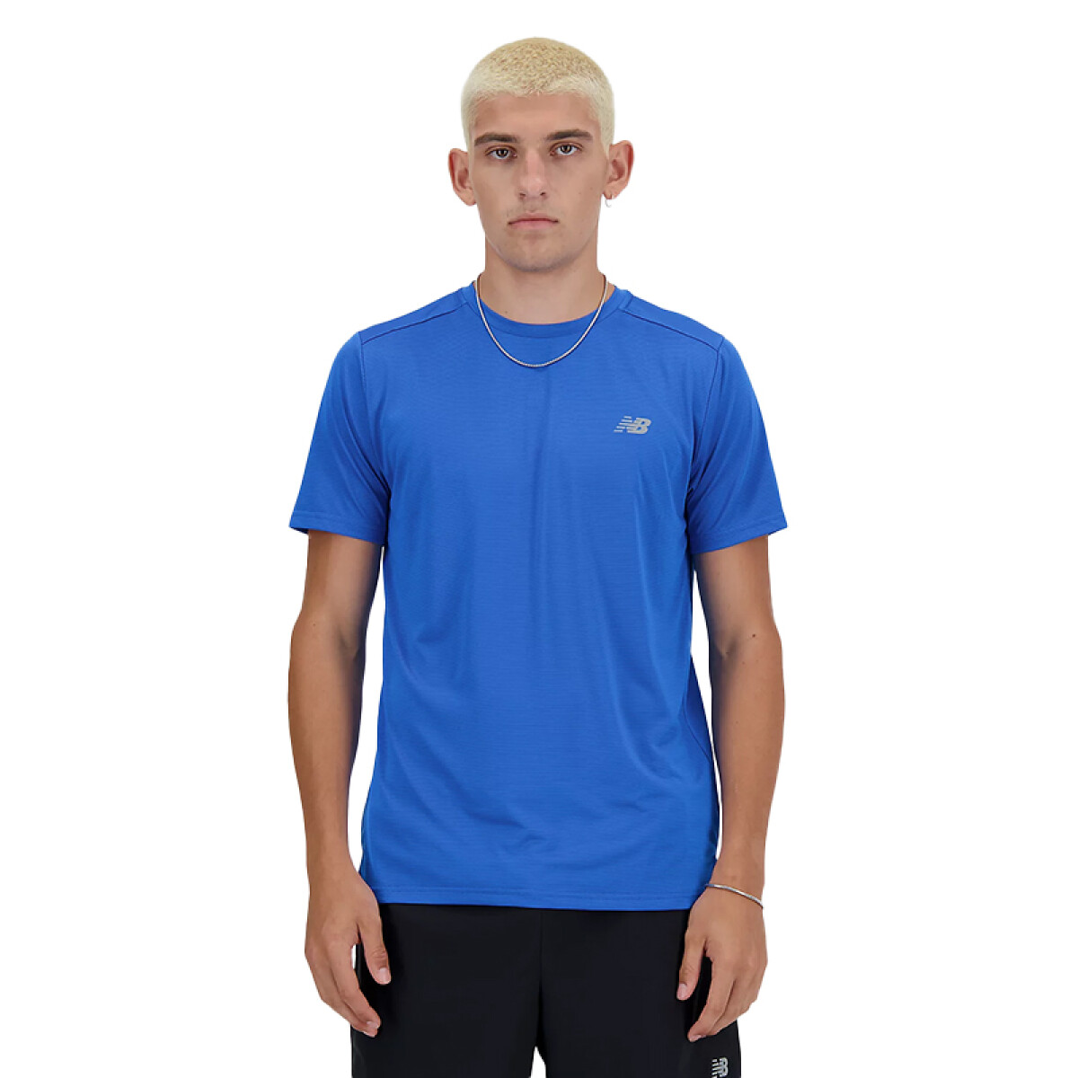 Remera New Balance Run - Azul 