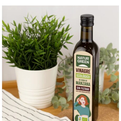 Vinagre de Sidra de Manzana 500ML Nature Green Vinagre de Sidra de Manzana 500ML Nature Green