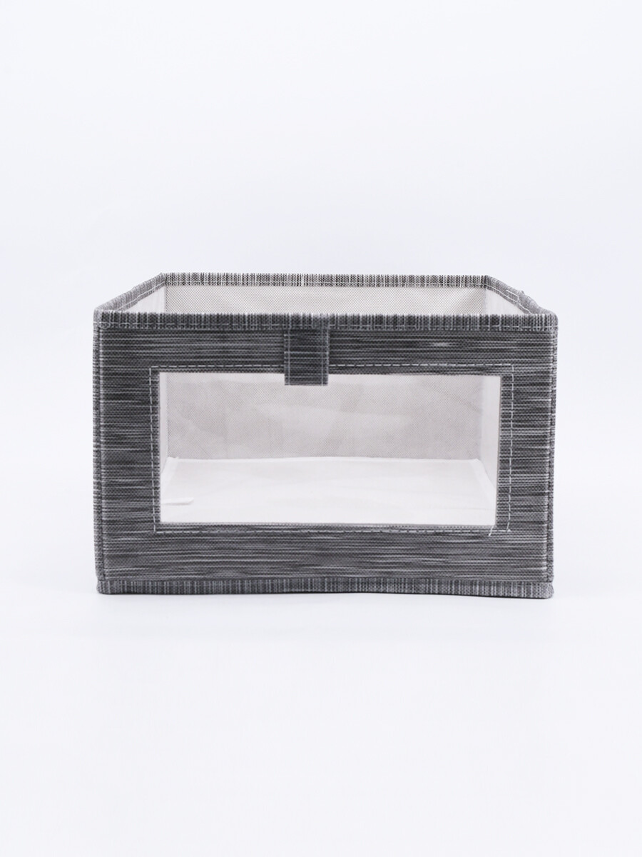 CAJA ORGANIZADORA VISOR - GRIS 