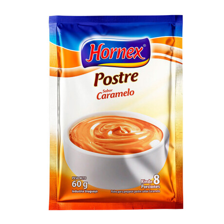 Postre HORNEX 60grs rinde 8 porciones caramelo