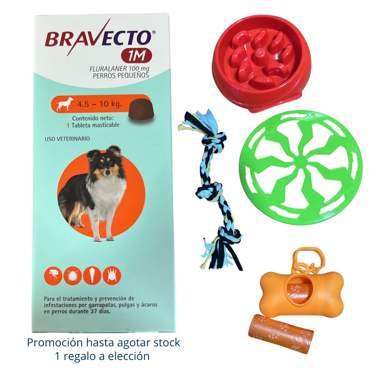Bravecto Mensual 4.5kg A 10kg 
