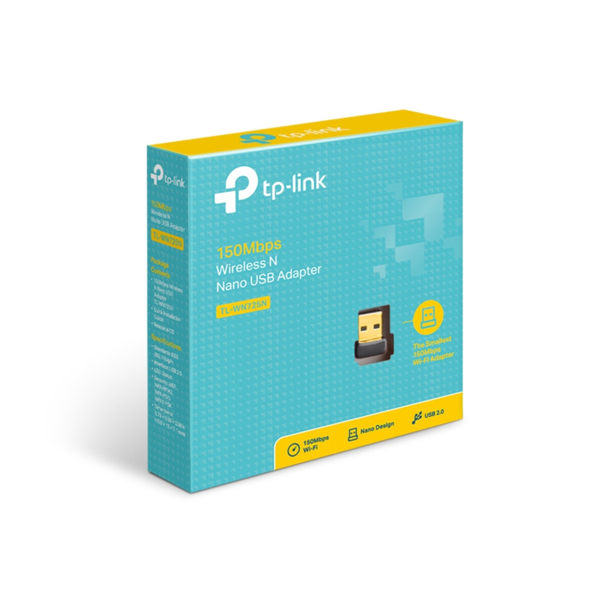 Adaptador Receptor Wi-Fi Usb Tp-Link Tl-wn725n 