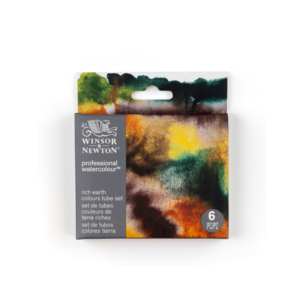Acuarela Profesinoal x 6 colores - Winsor & Newton - Tonos Tierra 