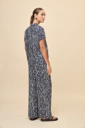 CAMISA ELVINA PRINTED Blanco/Azul