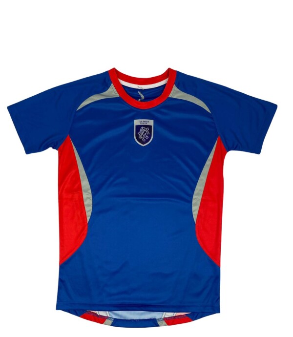 T-shirt Fútbol The Anglo School Blue