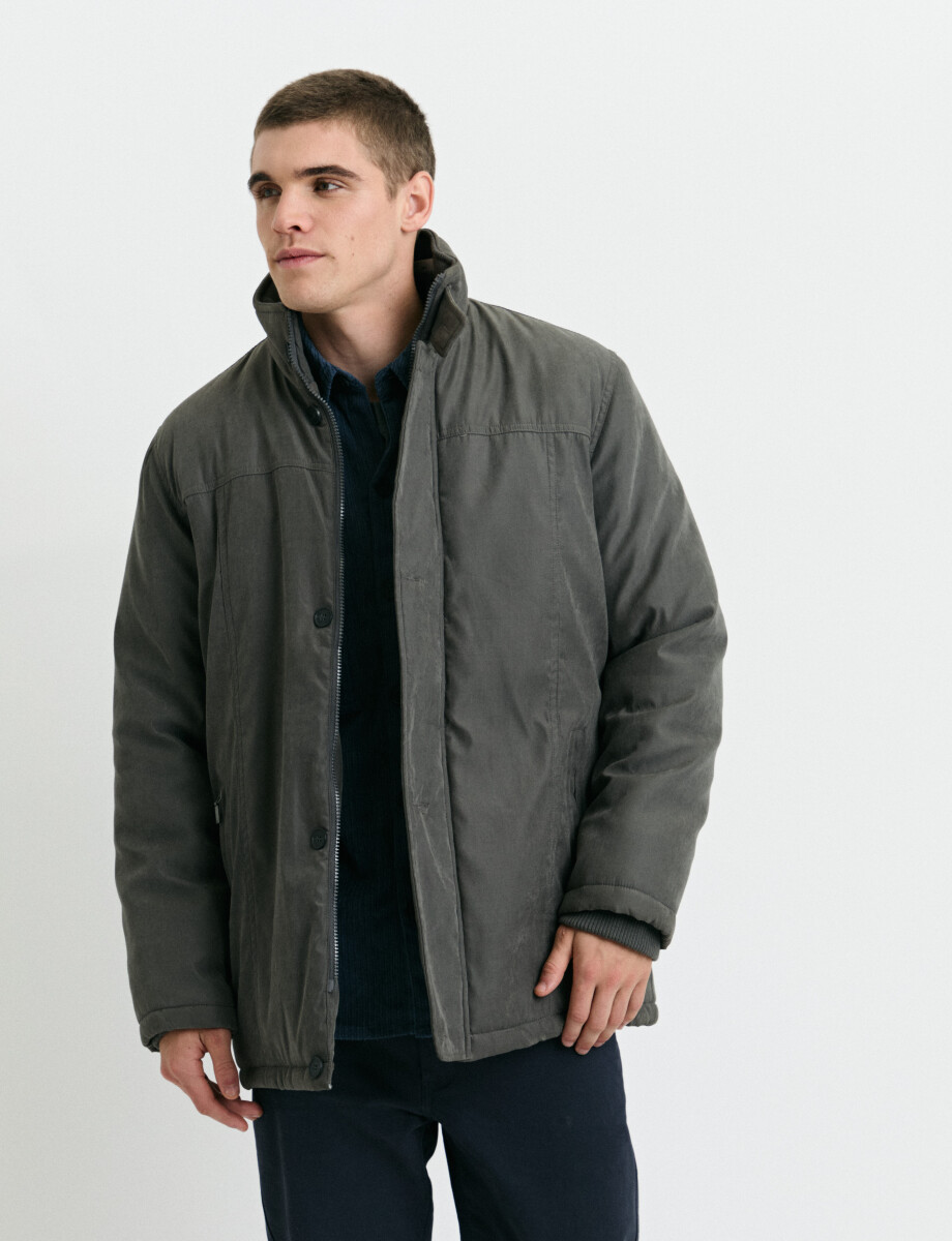 300779 CAMPERA HARRINGTON LABEL Verde