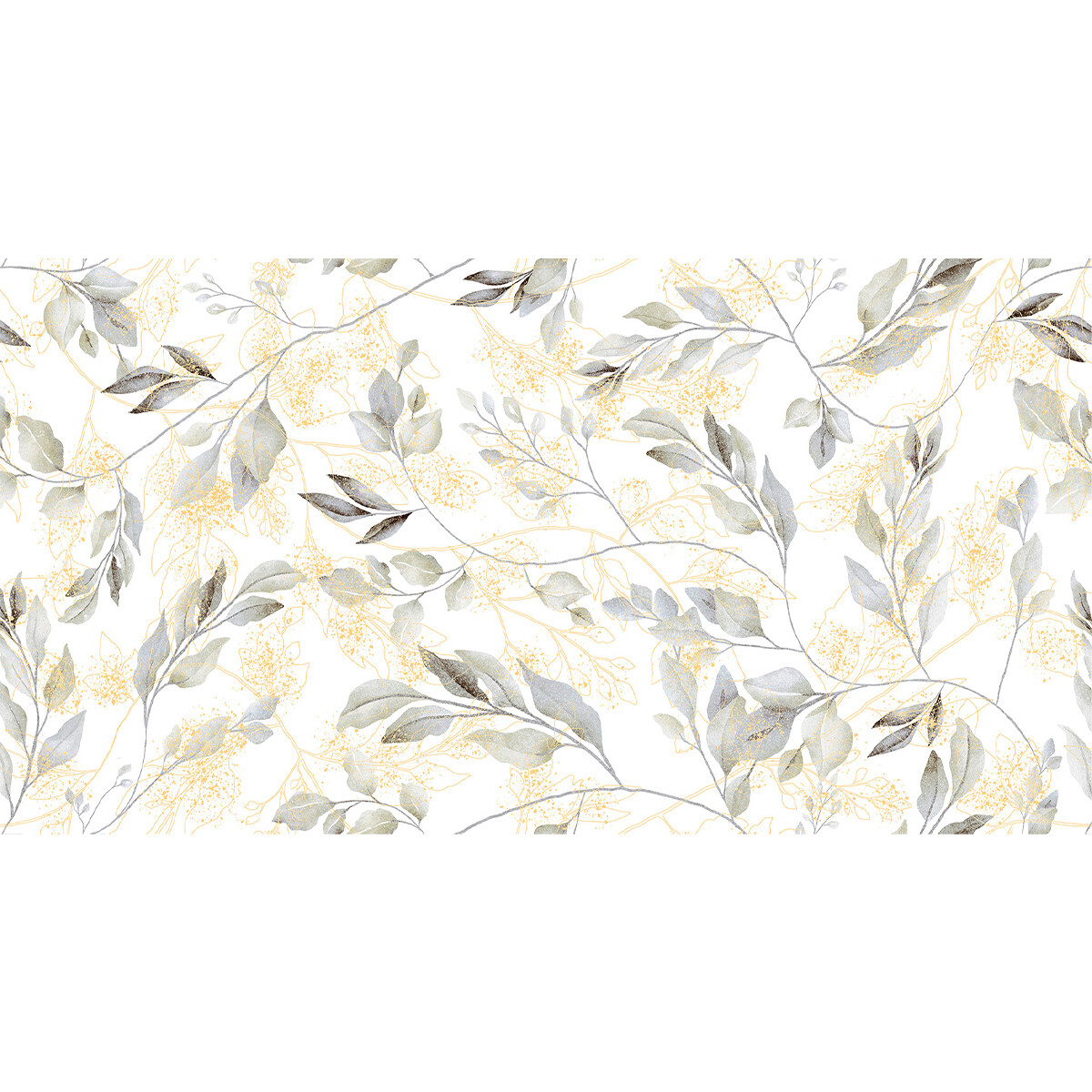 Ceramica Acetinada Decorado Flores 63X120Cm Pared 