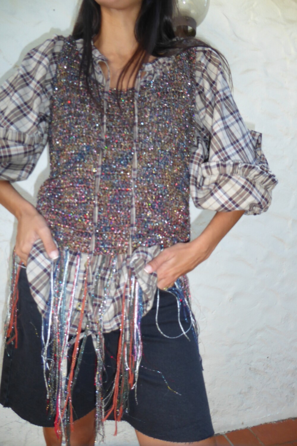 Lagoon Top vol2 Marrón / Azul