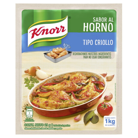 SAZON KNORR AL HORNO POLLO TIPO CRIOLLO 25 GR SAZON KNORR AL HORNO POLLO TIPO CRIOLLO 25 GR