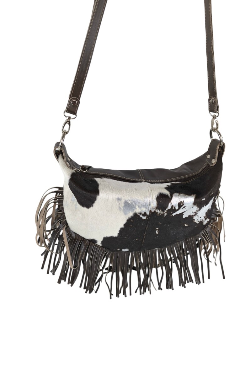 Morral con flecos Negro