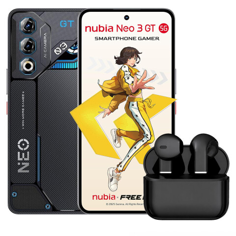 Zte Nubia Neo 03 Gt Gamer 24(12+12)gb Ram 256gb 5g + Regalo PK ZTE NUBIA NEO 3 24/256GB GRIS + REGAL