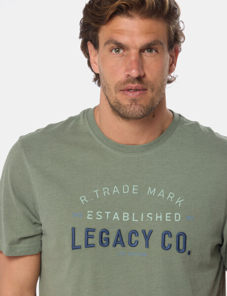 REMERA ESTAMPADA Verde