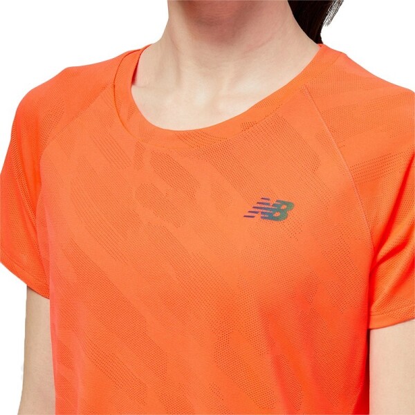 Remera New Balance Speed Jaquard Rojo