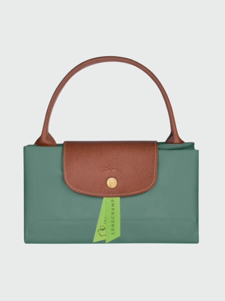 Longchamp - Le Pliage Original Bolso con Asa Superior S Verde