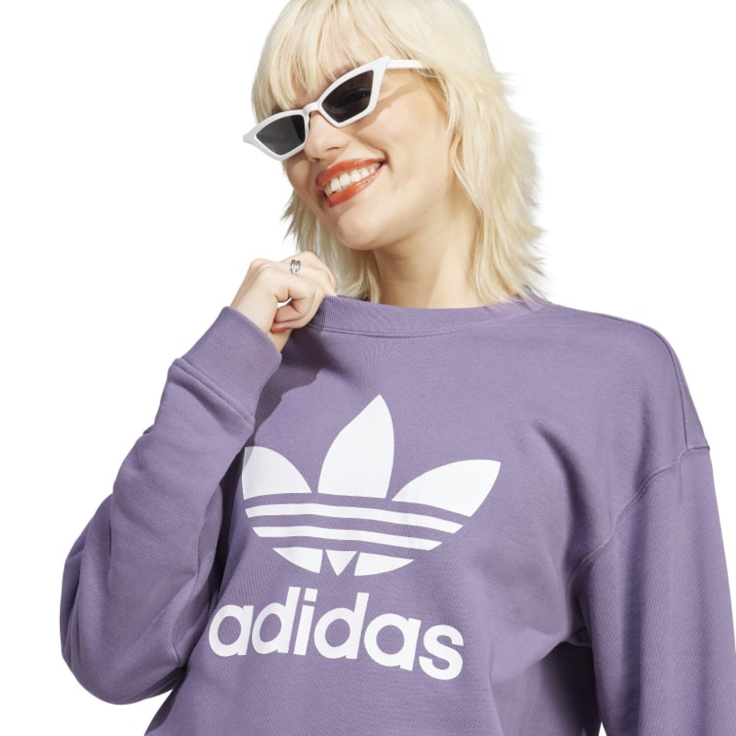 Buzo shop adidas violeta