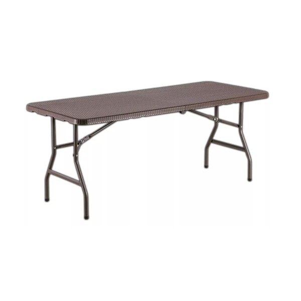 Mesa Plegable 1.80 M Juego Jardin Plastico Simil Rattan Pvc Con Boton De Seguridad Plegable Feria Imback Mesa Plegable 1.80 M Juego Jardin Plastico Simil Rattan Pvc Con Boton De Seguridad Plegable Feria Imback