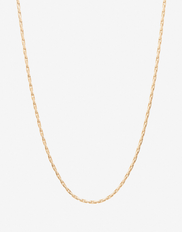 Collares Cortos Metal Collar Corto Metal Delicado - Dorado