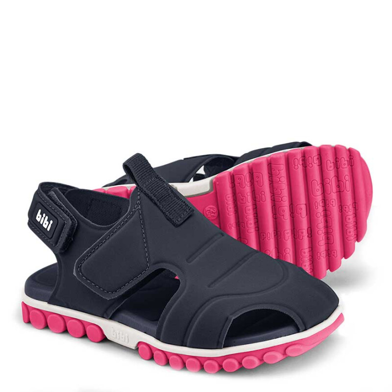 Championes de Niña Bibi Azul Marino - Rosa