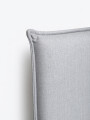 Respaldo De Cama, Miranda King Gris Melange