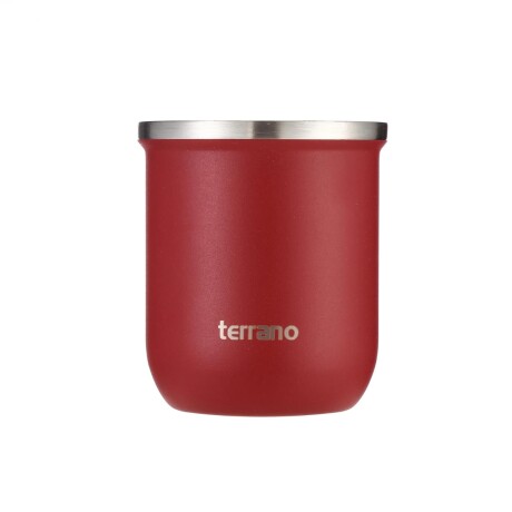 Mate Terrano Sicilia Acero Inoxidable ROJO