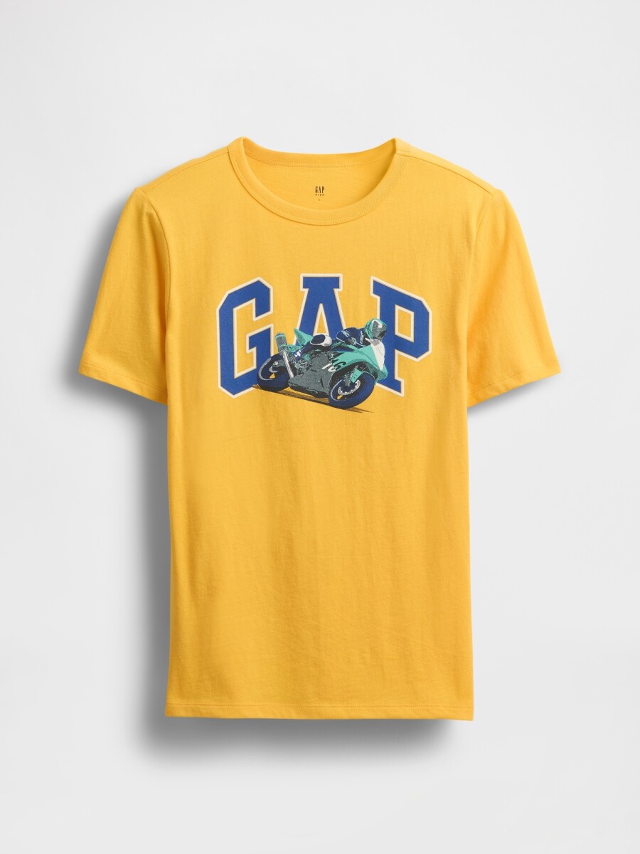 Remera Gráfico Niño - Banana 13-0947 Tcx 