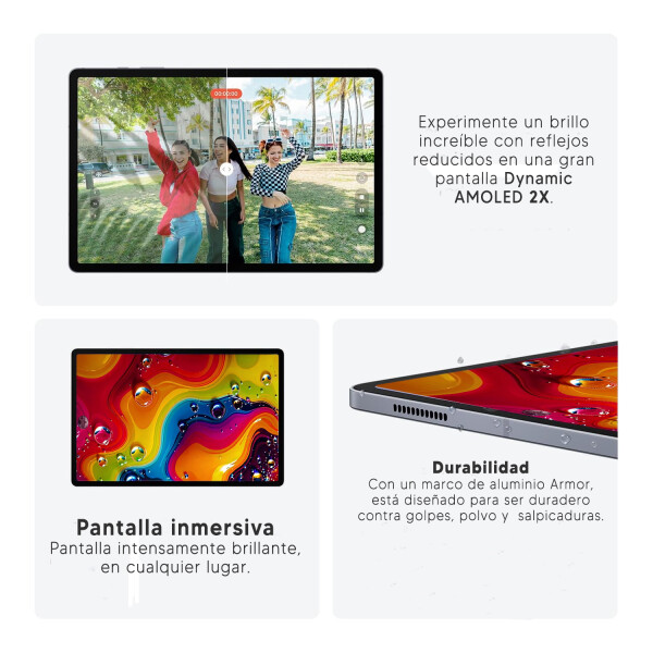 Tablet Samsung Galaxy Tab S10 12,4" 12/256 Gb TABLET SAMSUNG S10 PLUS 12/256 PLATA KEY