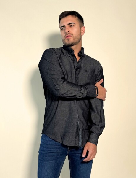 Camisa Jean Nicolaos Negro