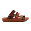Sandalia Country Mujer Tres Tiras Telha-multicolor