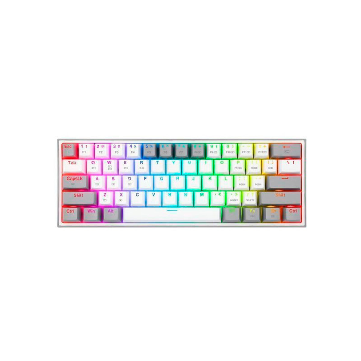 Teclado Gamer Inalambrico Redragon Fizz Pro K616 60 White G 