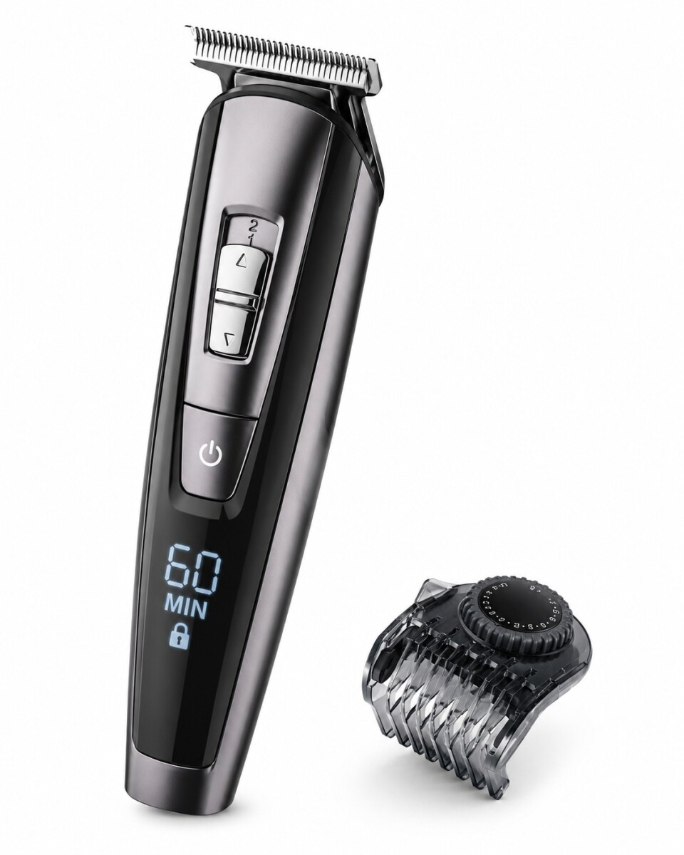 Corta Pelo Barba Profesional Recargable KEMEI KM-1628 - Negro 