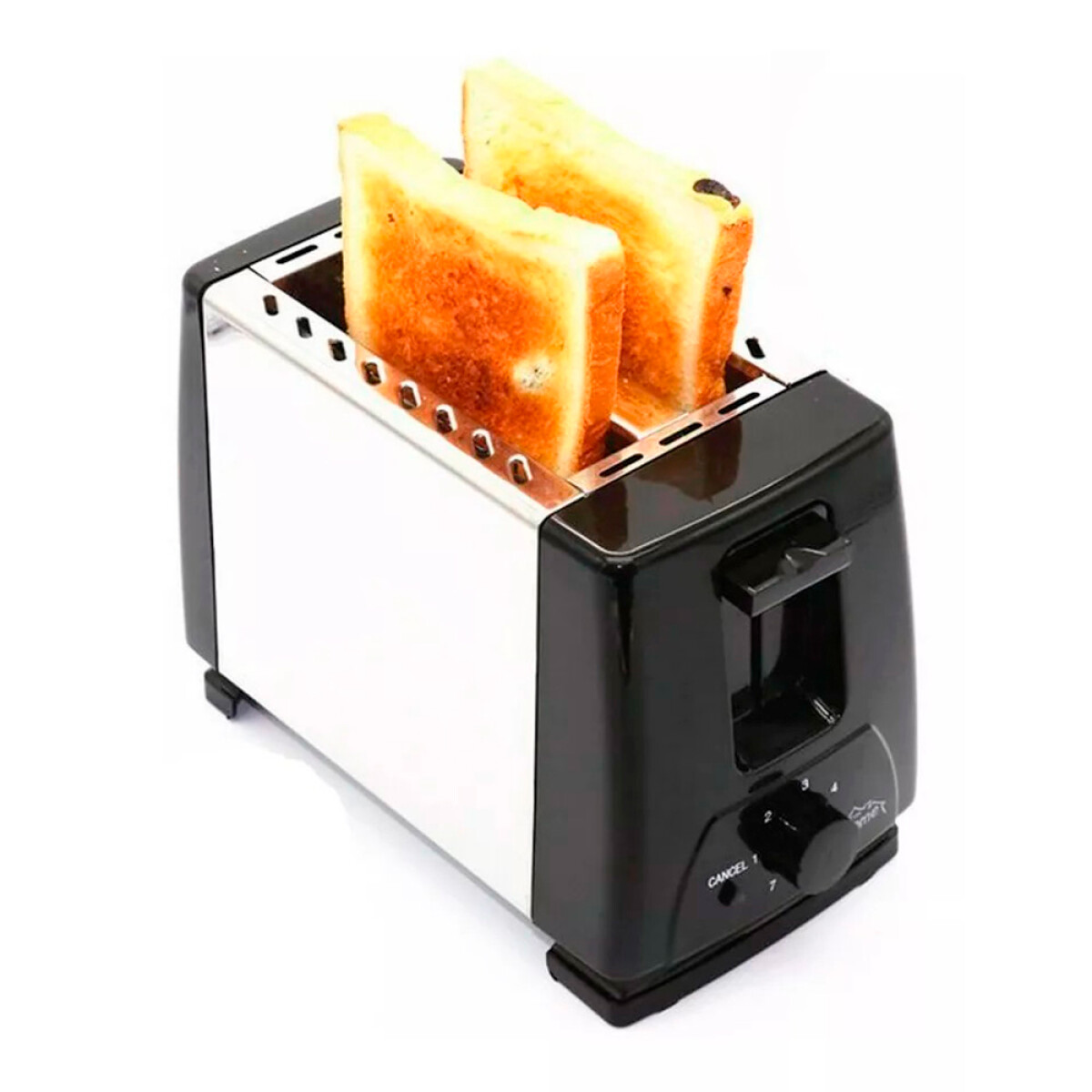 Tostadora Eléctrica 900W Inoxidable 2 Panes 7 Niveles 