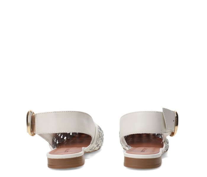 Zapatos de Mujer Bottero Tira Trasera Marfil