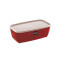 Pote rectangular multiuso 5lts ROJO