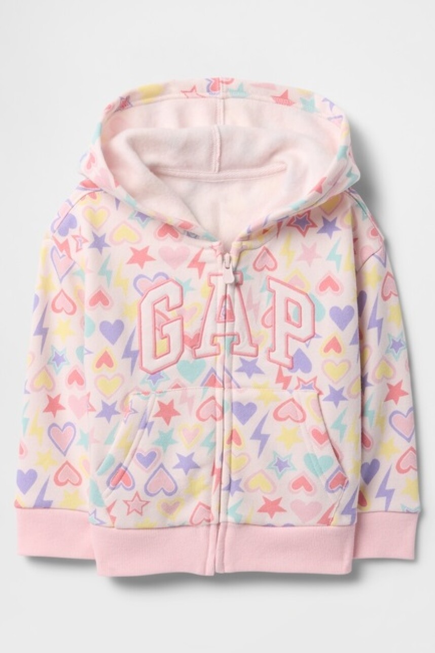 Canguro Con Cierre Logo Gap Toddler Niña Cherry Blossom
