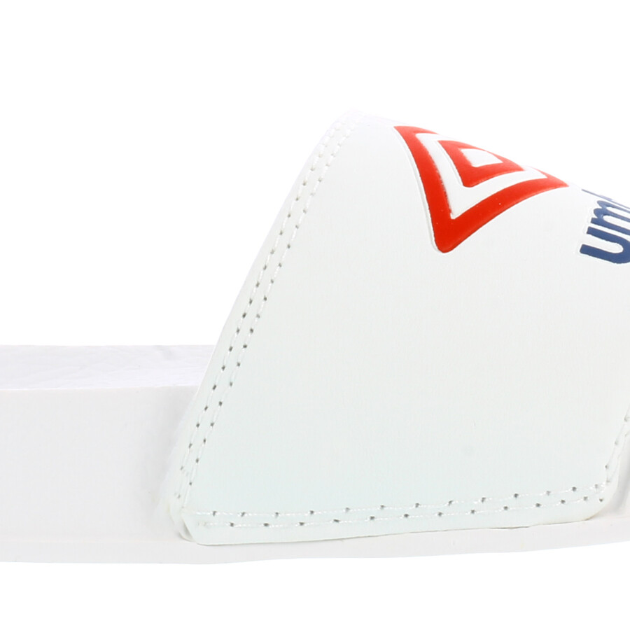 Chanclas de Niños Umbro Locker Room Blanco - Rojo - Azul Marino