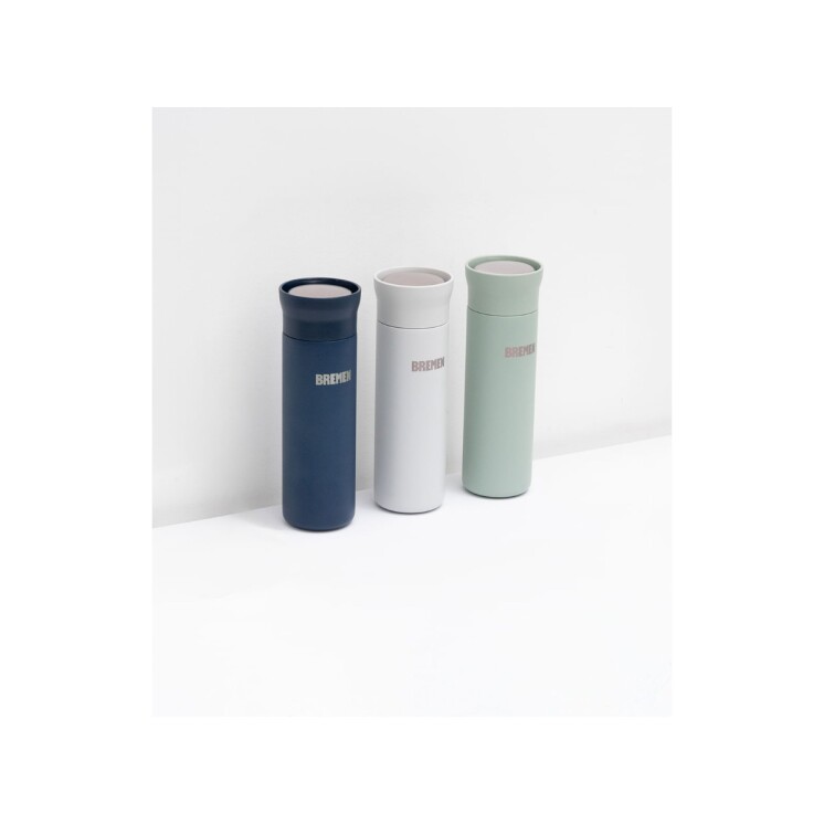 Vaso Térmico Bremen 450 ml Acero Inoxidable con Tapa 360° Gris Vaso Térmico Bremen 450 ml Acero Inoxidable con Tapa 360° Gris