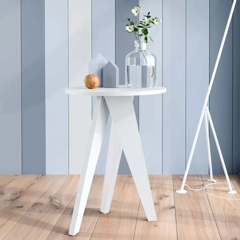 MESITA DE APOYO BLANCO MDF NINAR 3281R