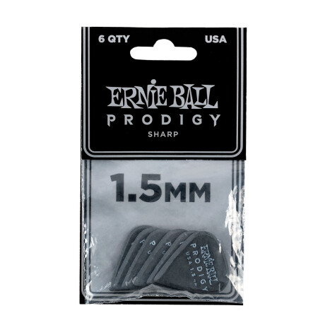 Pua Guitarra Pack Ernie Ball Prodigy Sharp 1.5mm 6pcs Pua Guitarra Pack Ernie Ball Prodigy Sharp 1.5mm 6pcs