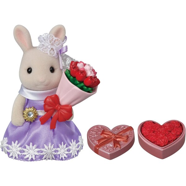 Sylvanian Families Coneja Ciudad Ramo Flores Ternurines Variante Modelo Florista