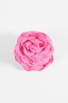 Broche flor tela fucsia