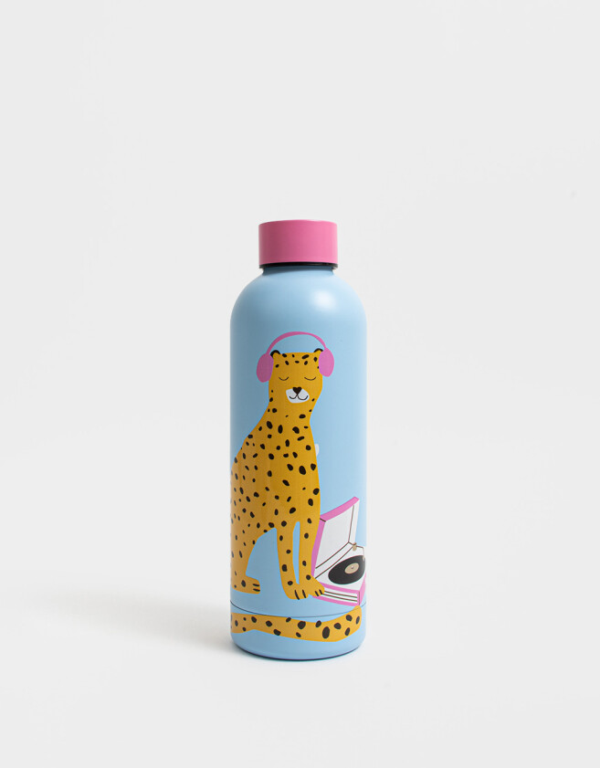 Artículos cocina Botella De Acero Inoxidable De 500 Ml - Azul Celeste