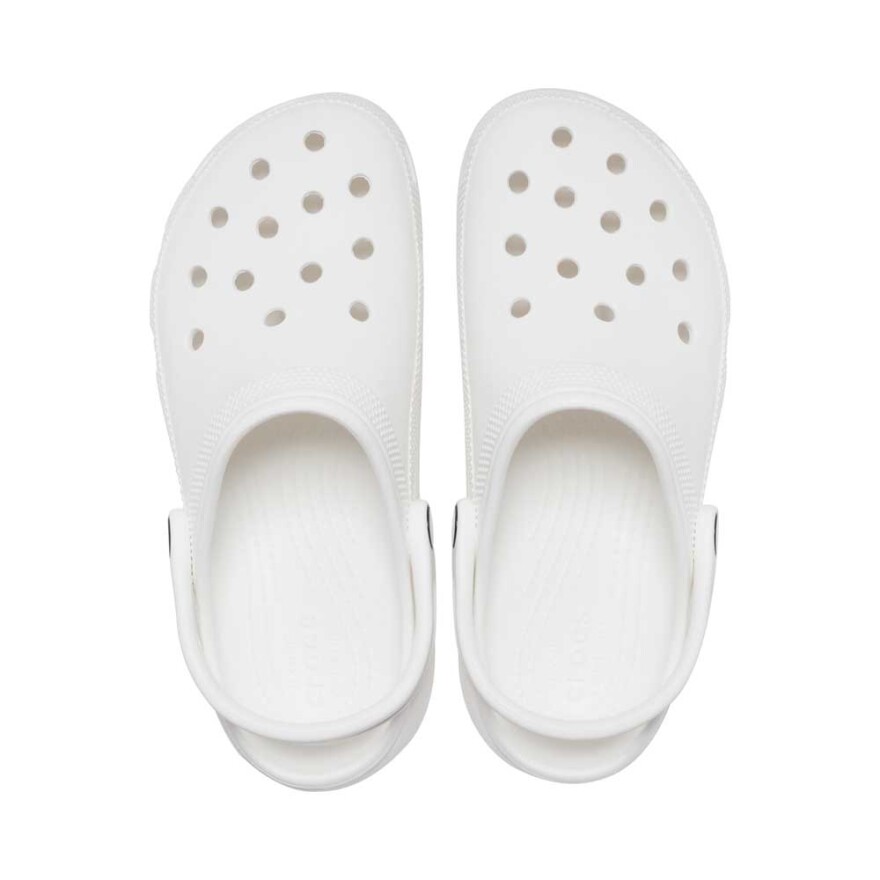 Classic Platform Clog - Mujer White