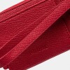 Tarjetero Rio En Efecto Cuero Saffiano Rojo
