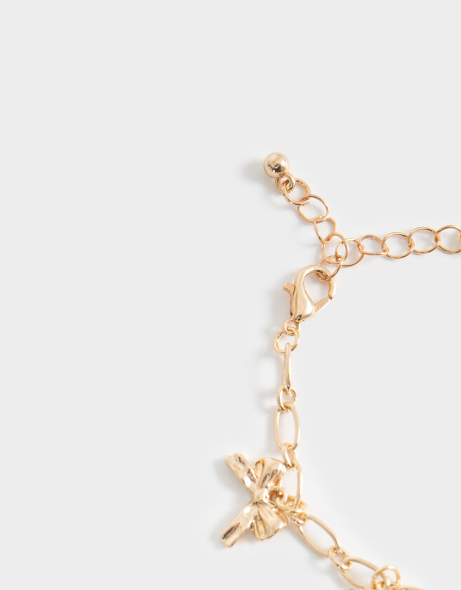 Pulseras Flexibles Multi dijes Pulseras - Dorado