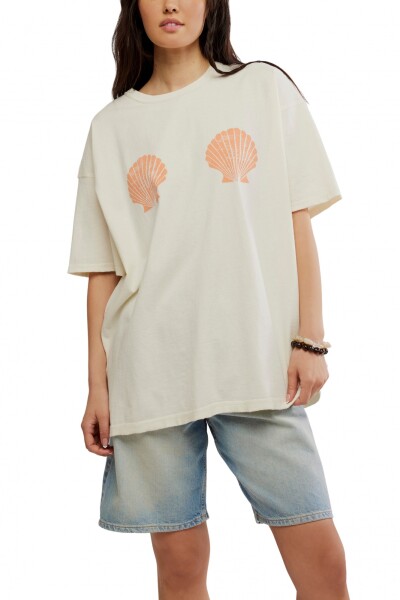 REMERA SHELL Marfil