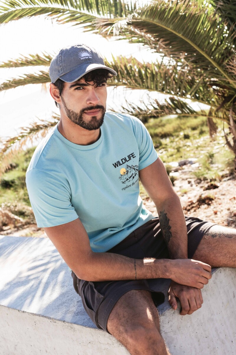 Remera Ciro Verde aqua
